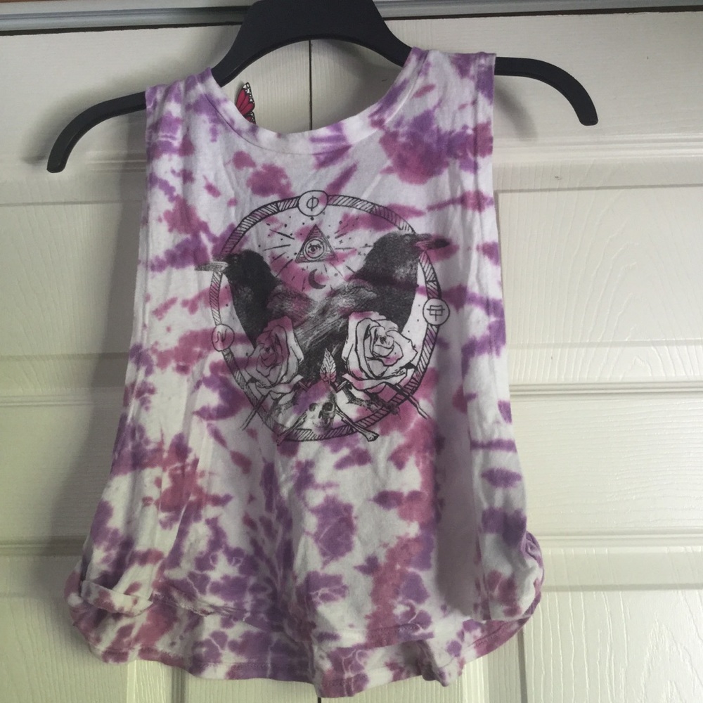 Tie dye kids tank